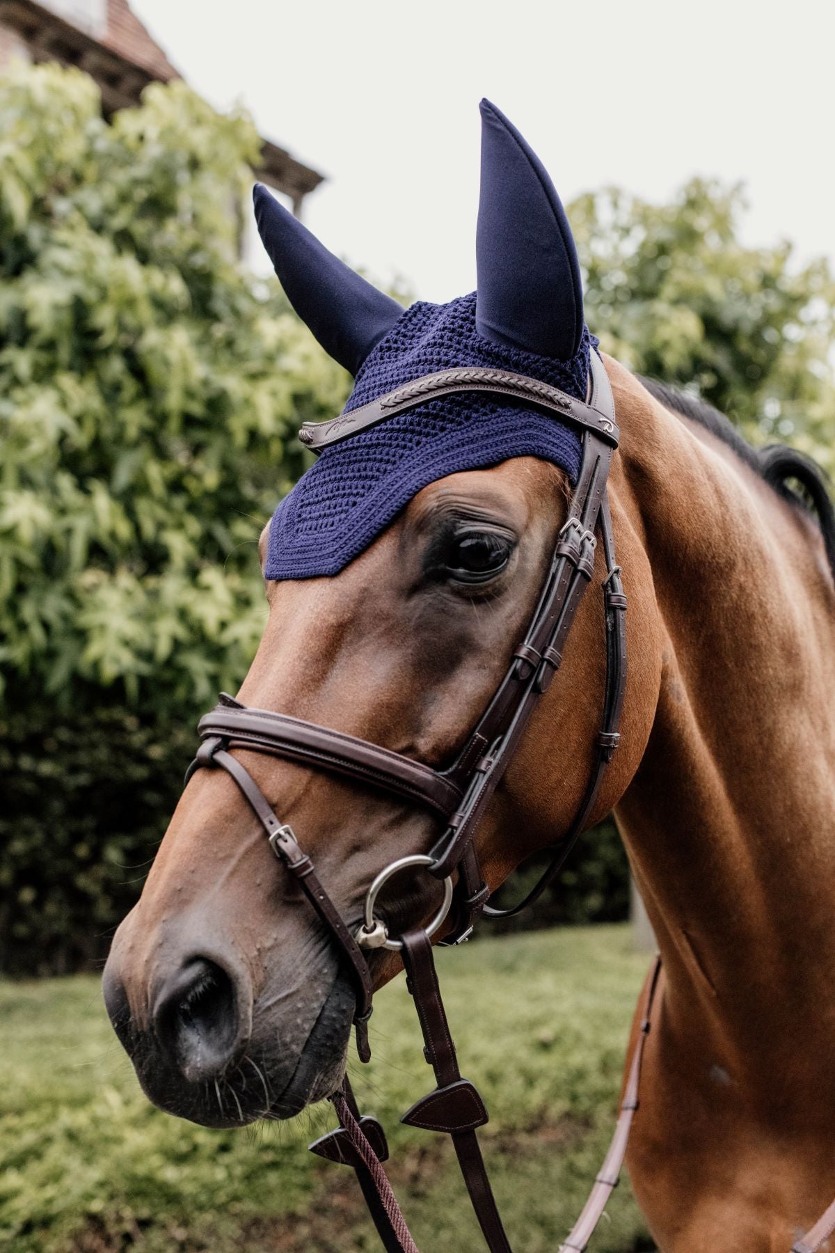 Kentucky Horsewear Vliegenmuts Wellington Soundless Navy