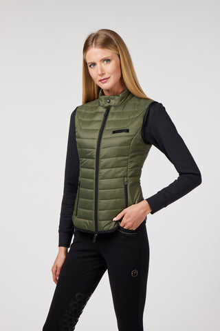 Vestrum wattierte Weste Damen Cattolica Ivy Green