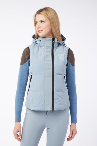 Vestrum wattierte Weste Damen  Amman Cloud Blue