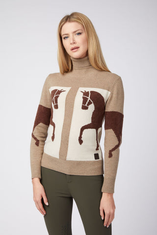 Vestrum Strickpullover Damen Ixelles Sabbia-Marrone
