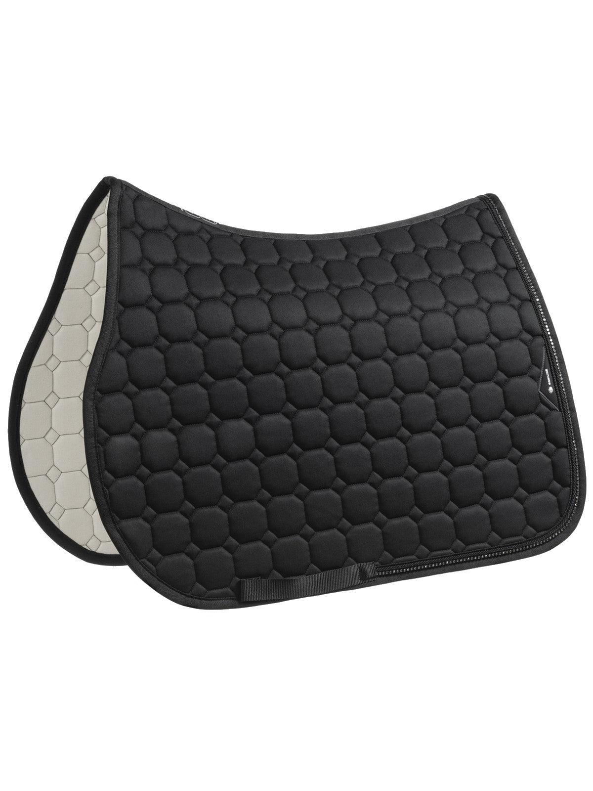 Equiline Schabracke Eqcrystaro Springen Schwarz