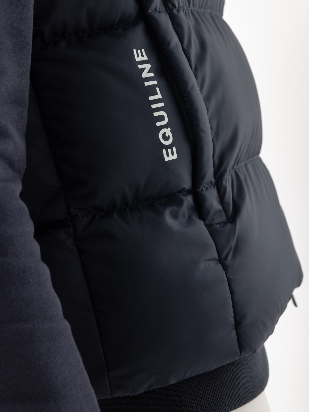 Equiline gewatteerde bodywarmer Heren Eqcortek Navy