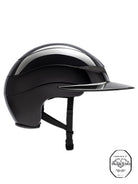 Equiline Paardrijhelm Xanto Sun Visor Gloss Swarovski Zwart