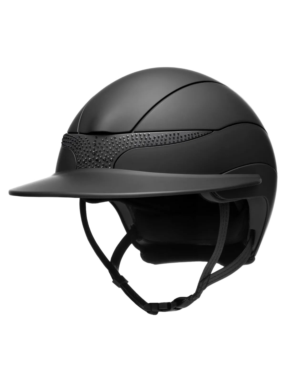 Equiline Paardrijhelm Xanto Sun Visor Matt Strass Zwart