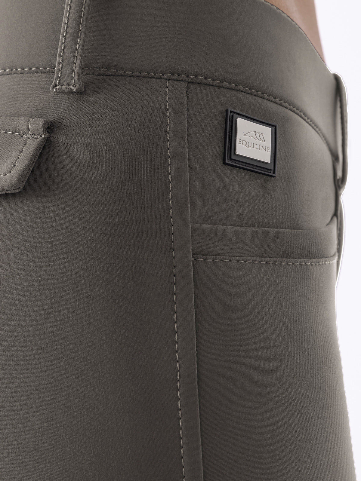 Equiline Reithose Grip Kniebesatz Damen Atirk Summer Frost Grey