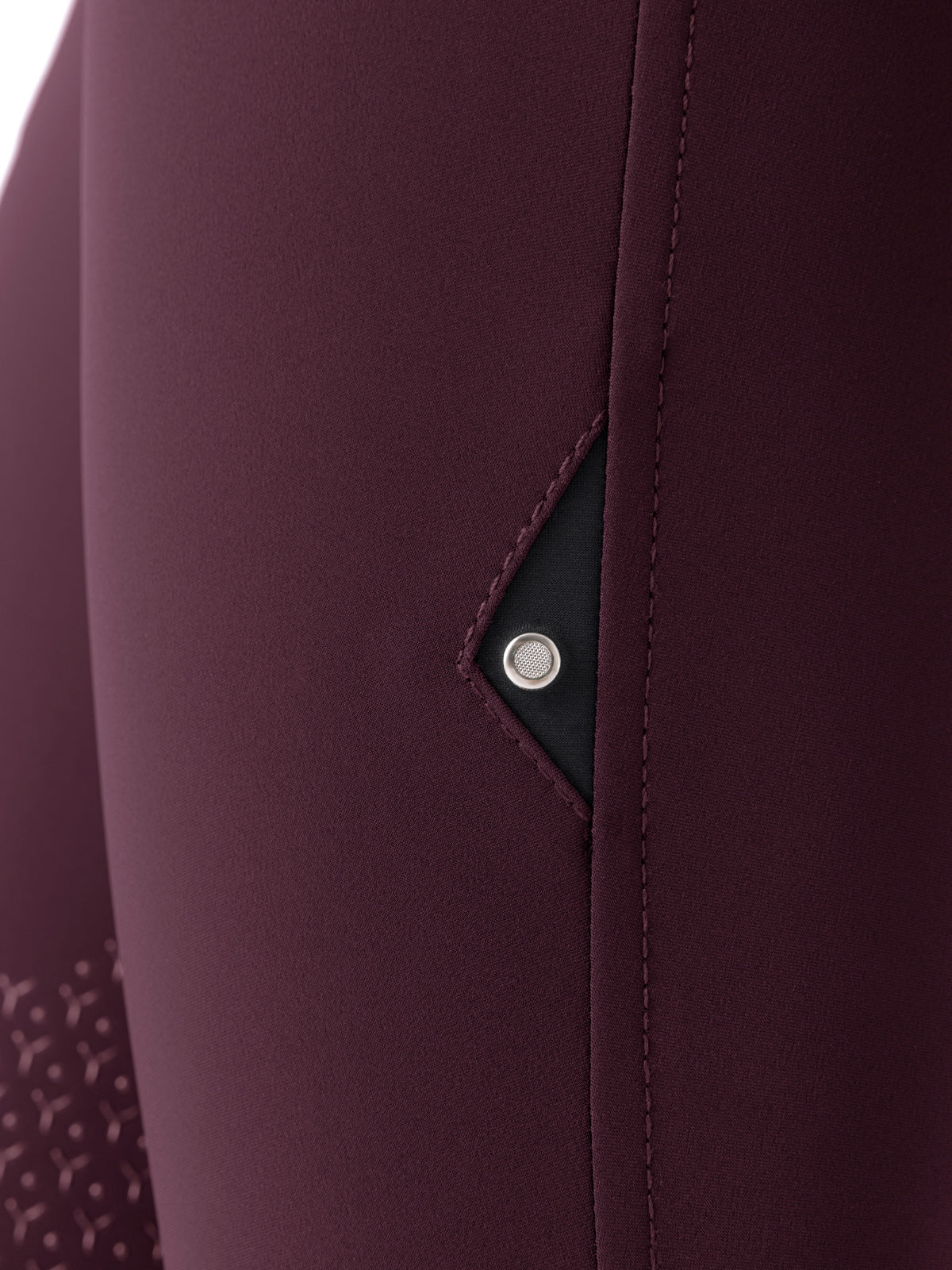 Equiline Reithose Grip Kniebesatz Damen Atirk Summer Plum