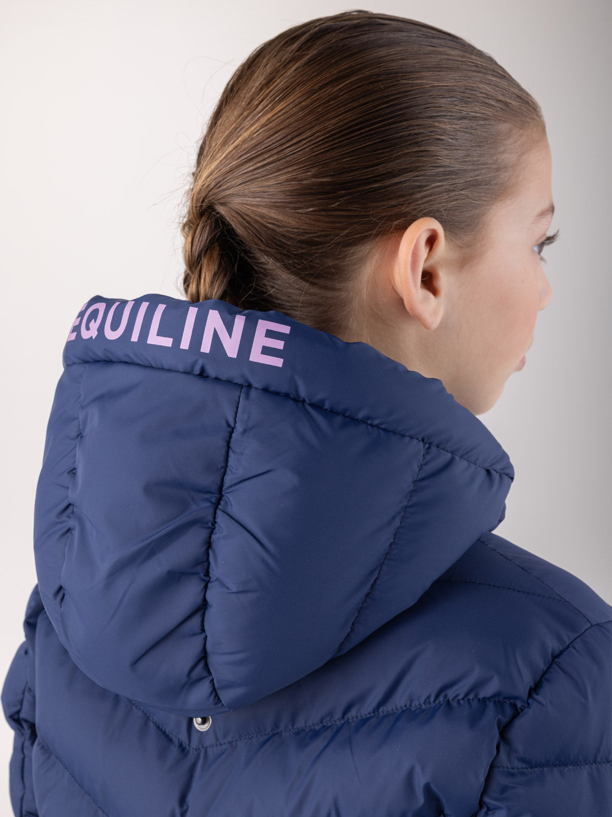 Equiline Gefütterte Jacke Mädchen Cumin Navy