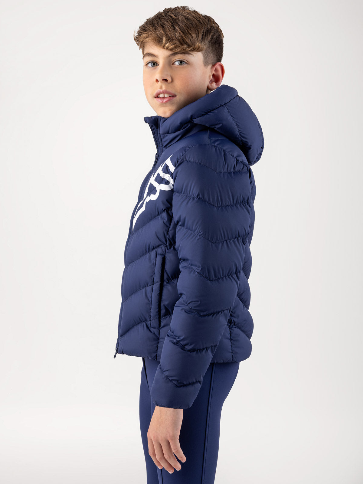 Equiline Gefütterte Jacke Jungen Cino Cumin Navy