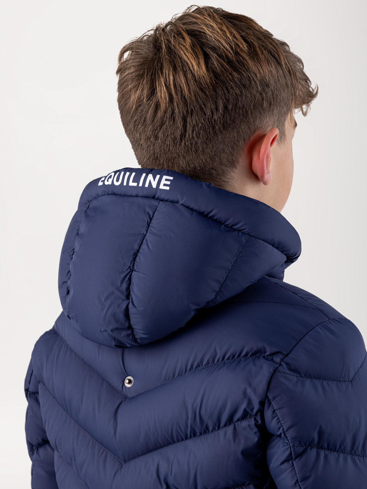 Equiline Gefütterte Jacke Jungen Cino Cumin Navy