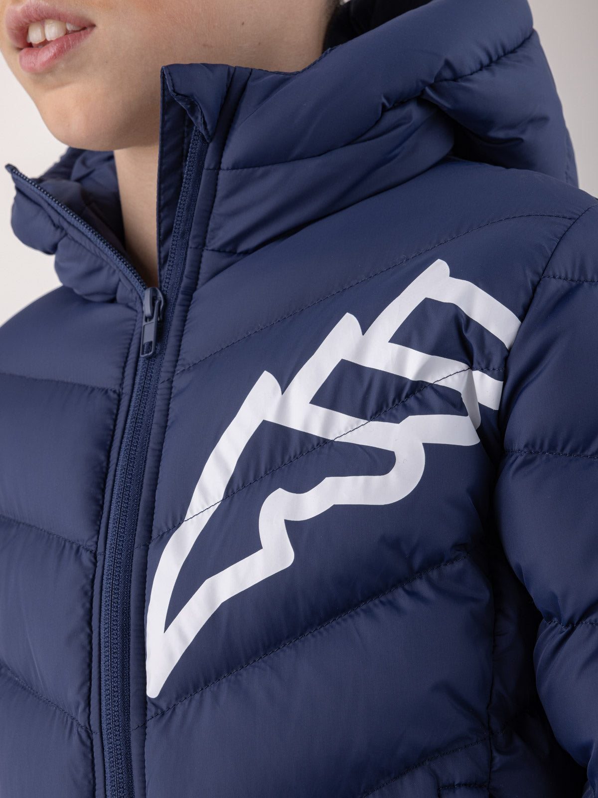 Equiline Gefütterte Jacke Jungen Cino Cumin Navy