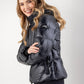 Equiline Wattierte Jacke Damen Coolbomb Glossy Schwarz