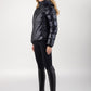 Equiline Wattierte Jacke Damen Coolbomb Glossy Schwarz