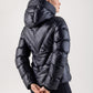 Equiline Wattierte Jacke Damen Coolbomb Glossy Schwarz