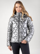 Equiline Gewatteerde Jas Dames Gasic Argento