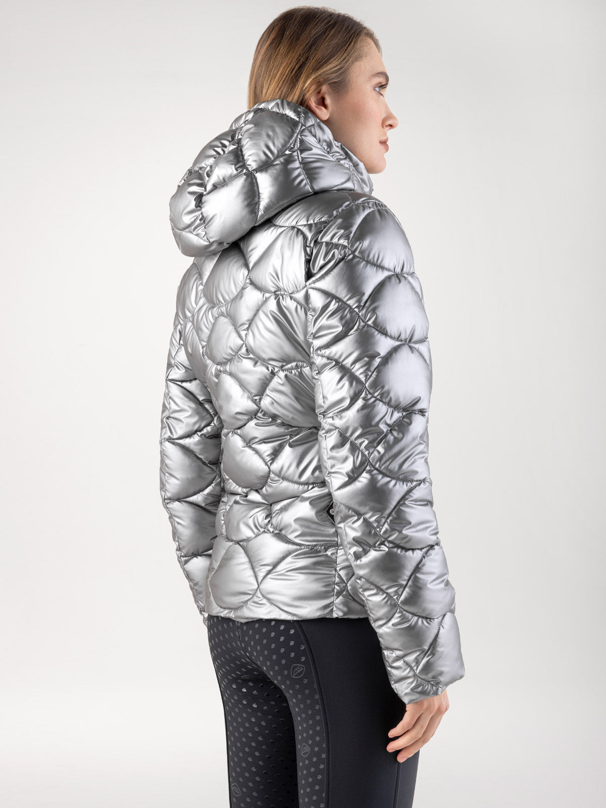Equiline Wattierte Jacke Damen Gasic Argento