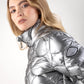 Equiline Wattierte Jacke Damen Gasic Argento
