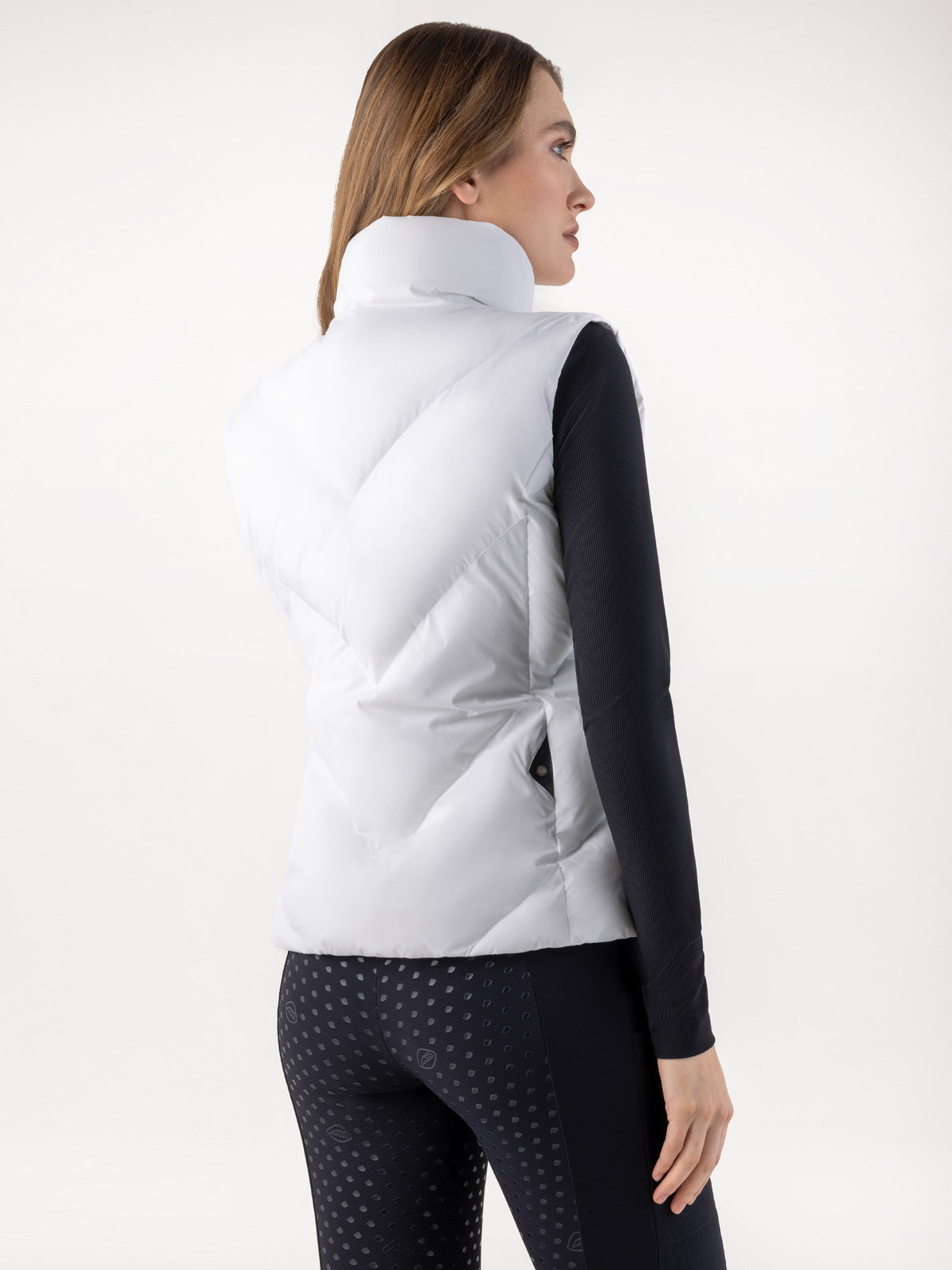 Equiline Wattierte Weste Damen Cilet Weiß