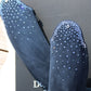 De Niro Bellini Custom Camoscio Blue Reitstiefel 39 MA M
