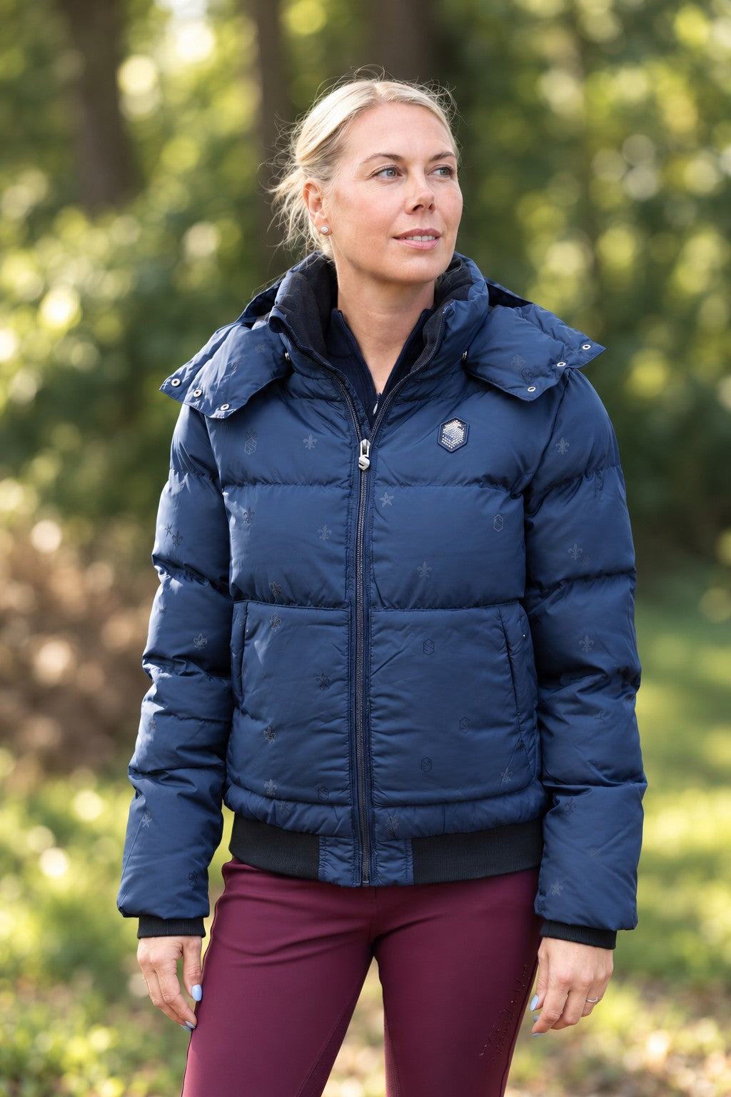 Samshield Bomberjas Dames Billie Emblem Edition Galactic Blue