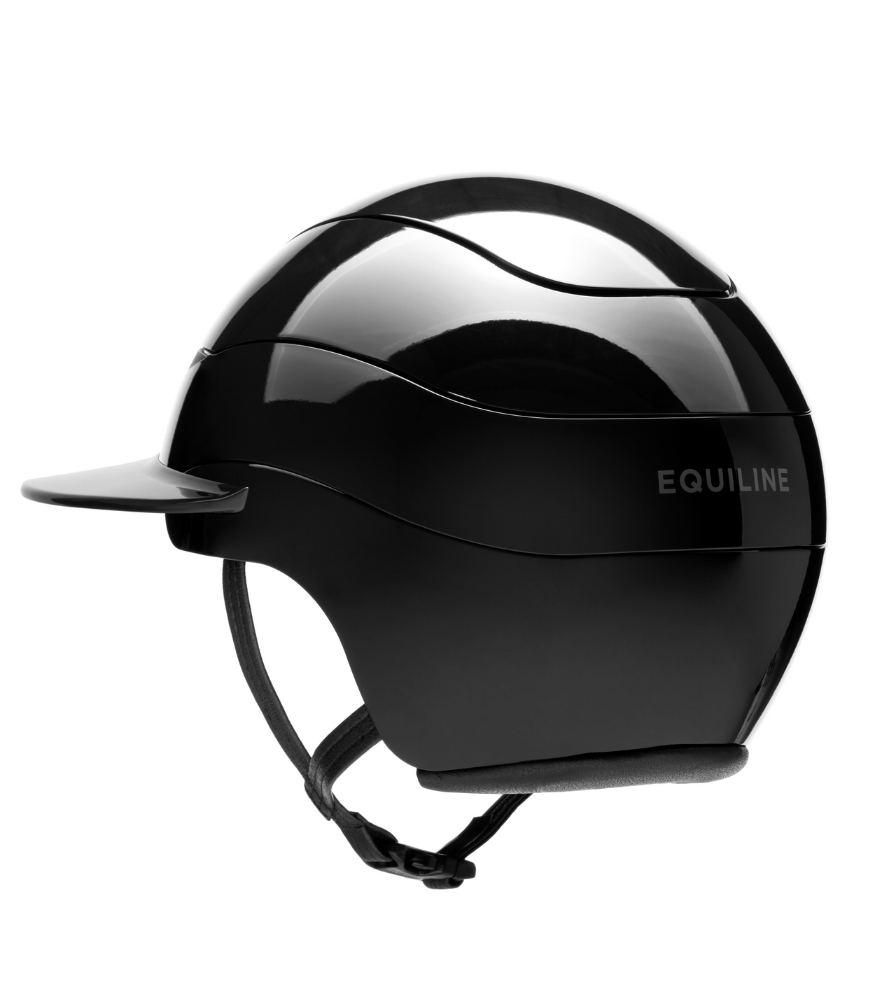 Equiline Reithelm Xanto Sun Visor Gloss Schwarz