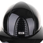 Kep Italia Reithelm Cromo 2.0 Polish Polo Schwarz Beige Kinnriemen