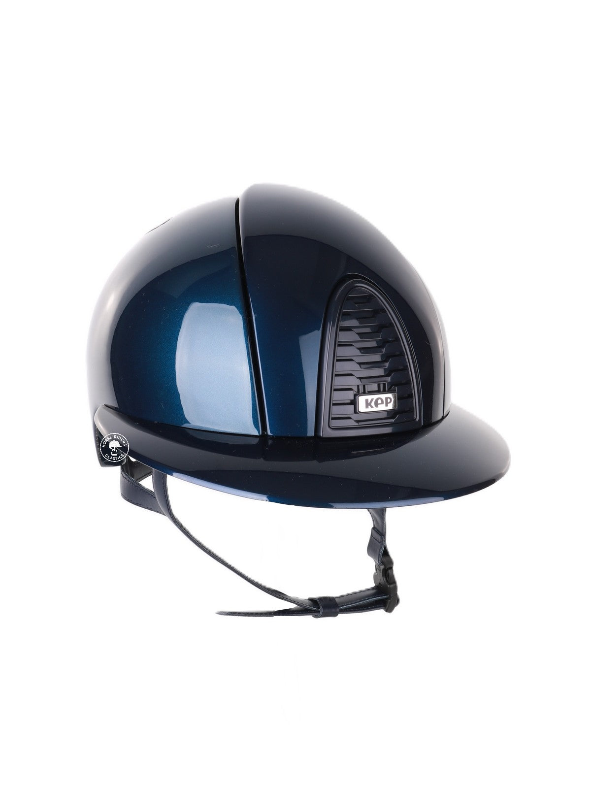 Kep Italia Paardrijhelm Cromo 2.0 Shine Polo Klep Blauw RAW Frame