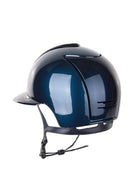 Kep Italia Paardrijhelm Cromo 2.0 Shine Blauw Chrome Frame