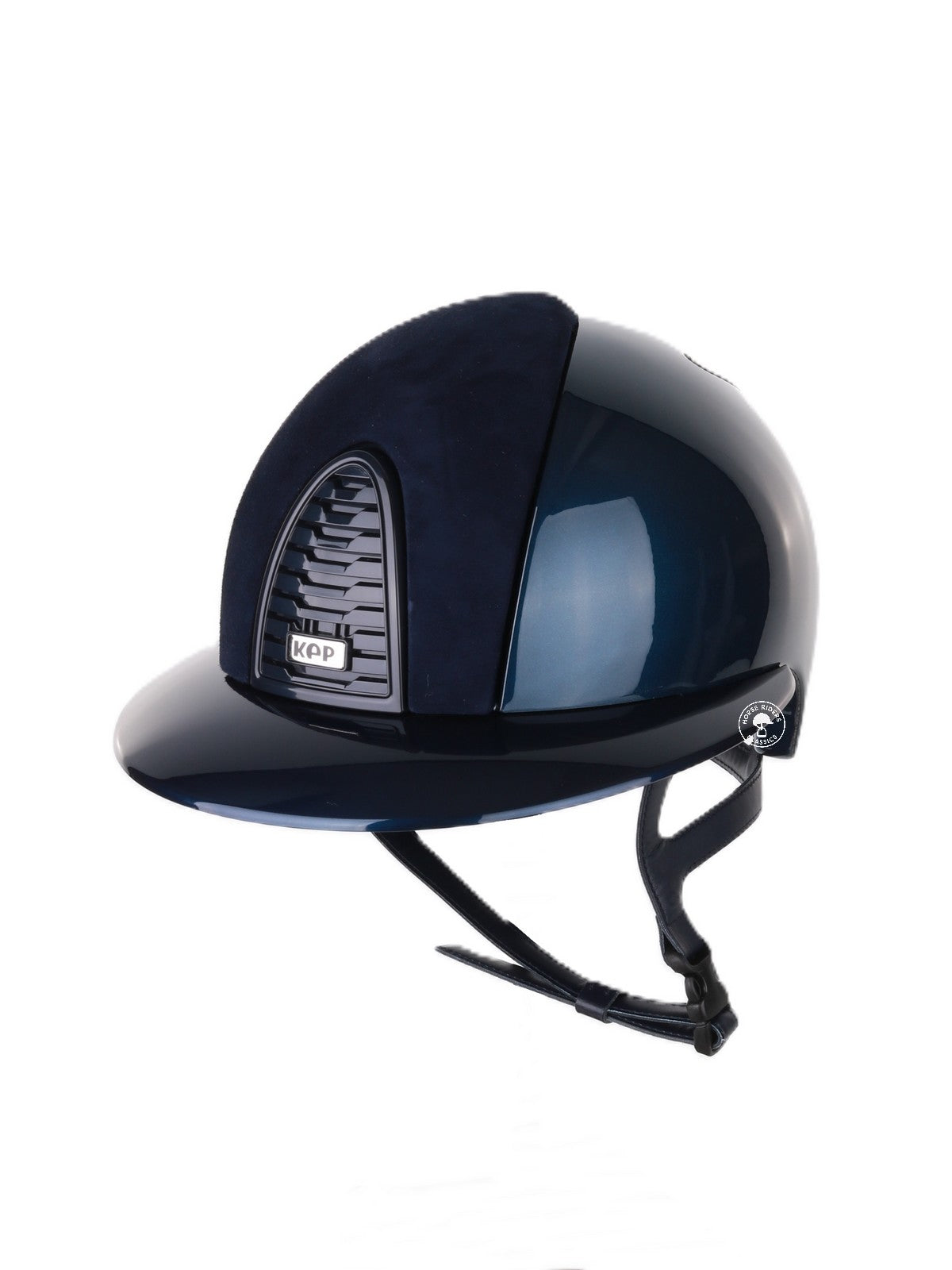 Kep Italia Reithelm Cromo 2.0 Shine Polo Blau RAW Frame Suede insert