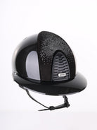 Kep Italia Paardrijhelm Cromo 2.0 Shine Polo Klep Zwart RAW Frame Shaded Silver insert