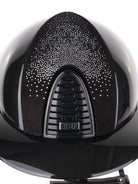 Kep Italia Paardrijhelm Cromo 2.0 Shine Polo Klep Zwart RAW Frame Shaded Silver insert