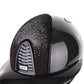 Kep Italia Reithelm Cromo 2.0 Shine Polo Schwarz RAW Frame Shaded Silver Insert