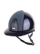 Kep Italia Paardrijhelm Cromo 2.0 Polish Polo Klep Blauw Vanity Insert Blauw
