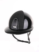 Kep Italia Paardrijhelm Cromo 2.0 Polish Polo Klep Zwart Vanity Insert Swarovski Frame Zwart
