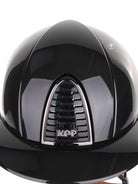 Kep Italia Paardrijhelm Cromo 2.0 Shine Polo Klep Zwart Mirror Frame Beige Kinband