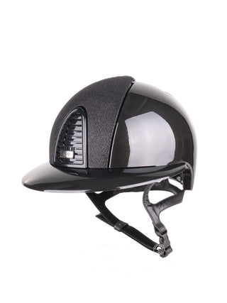 Kep Italia Reithelm Cromo 2.0 Shine Polo Schwarz RAW Frame Luminor Insert