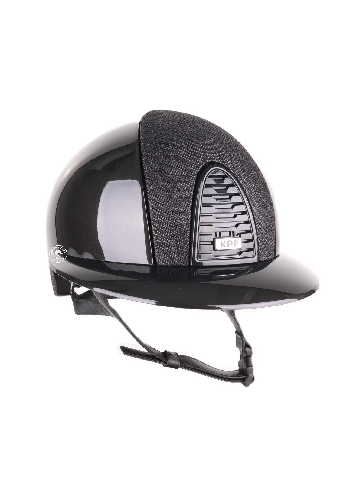 Kep Italia Reithelm Cromo 2.0 Shine Polo Schwarz RAW Frame Luminor Insert