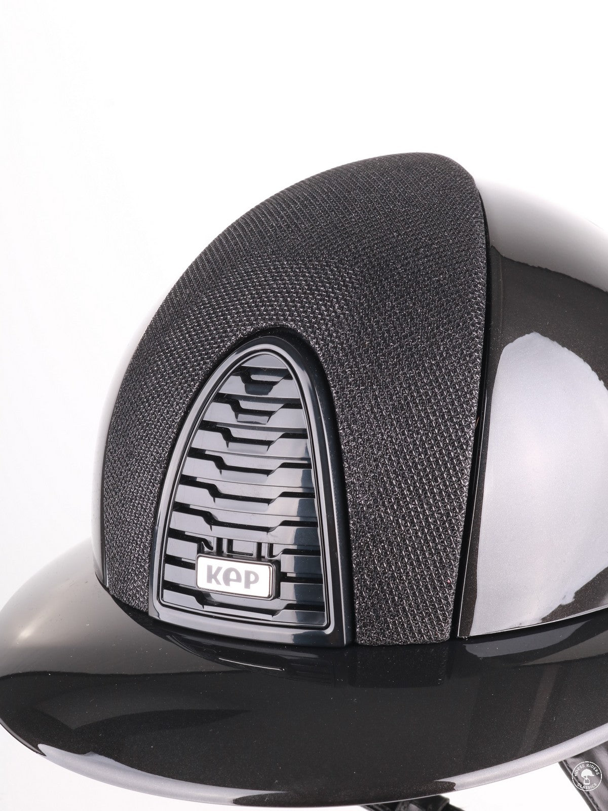 Kep Italia Reithelm Cromo 2.0 Shine Polo Schwarz RAW Frame Luminor Insert