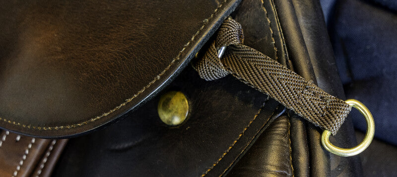 LJ Leathers D-Ring Adapter Zwart