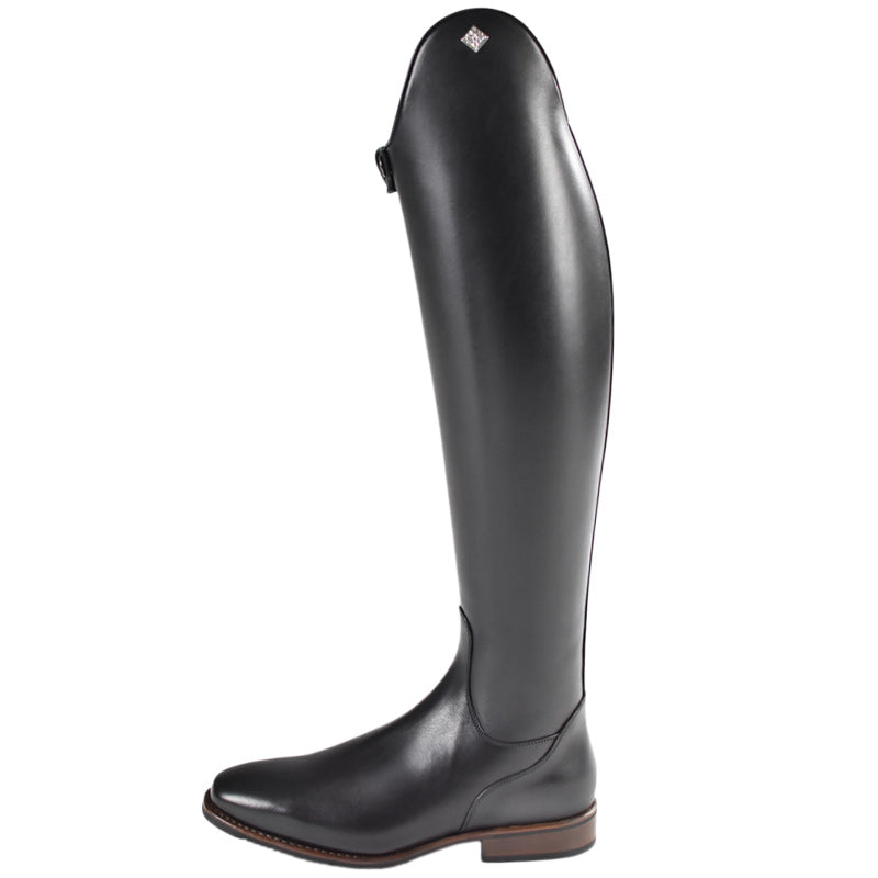 De Niro paardrijlaarzen Bellini Duro Swarovski Logo Zwart Zwart