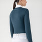 Equiline Damen Langarm-Turniershirt Estock Legion Blue