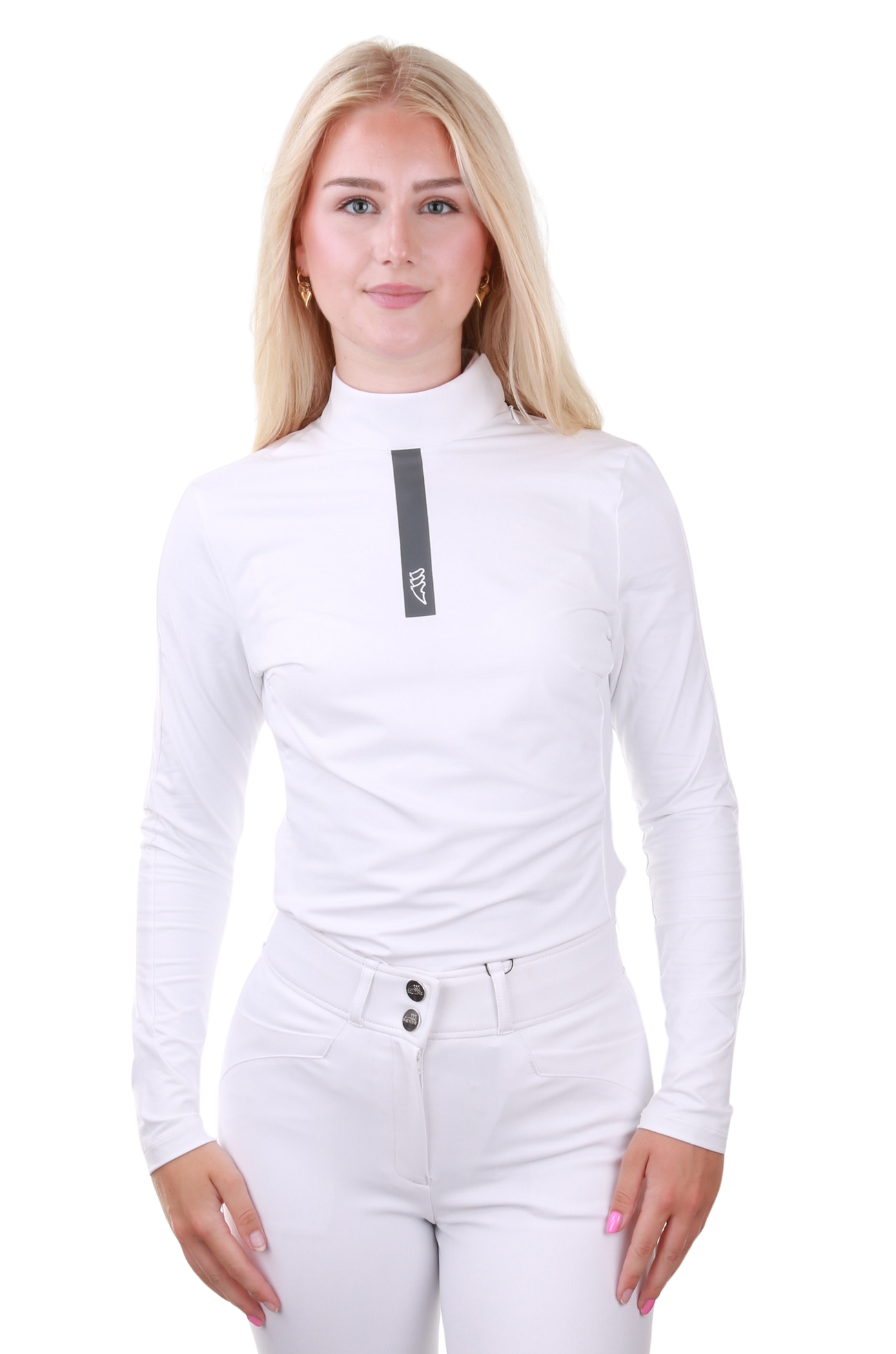 Equiline Turniershirt Langarm Damen Enner LS Weiß