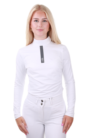 Equiline Turniershirt Langarm Damen Enner LS Weiß