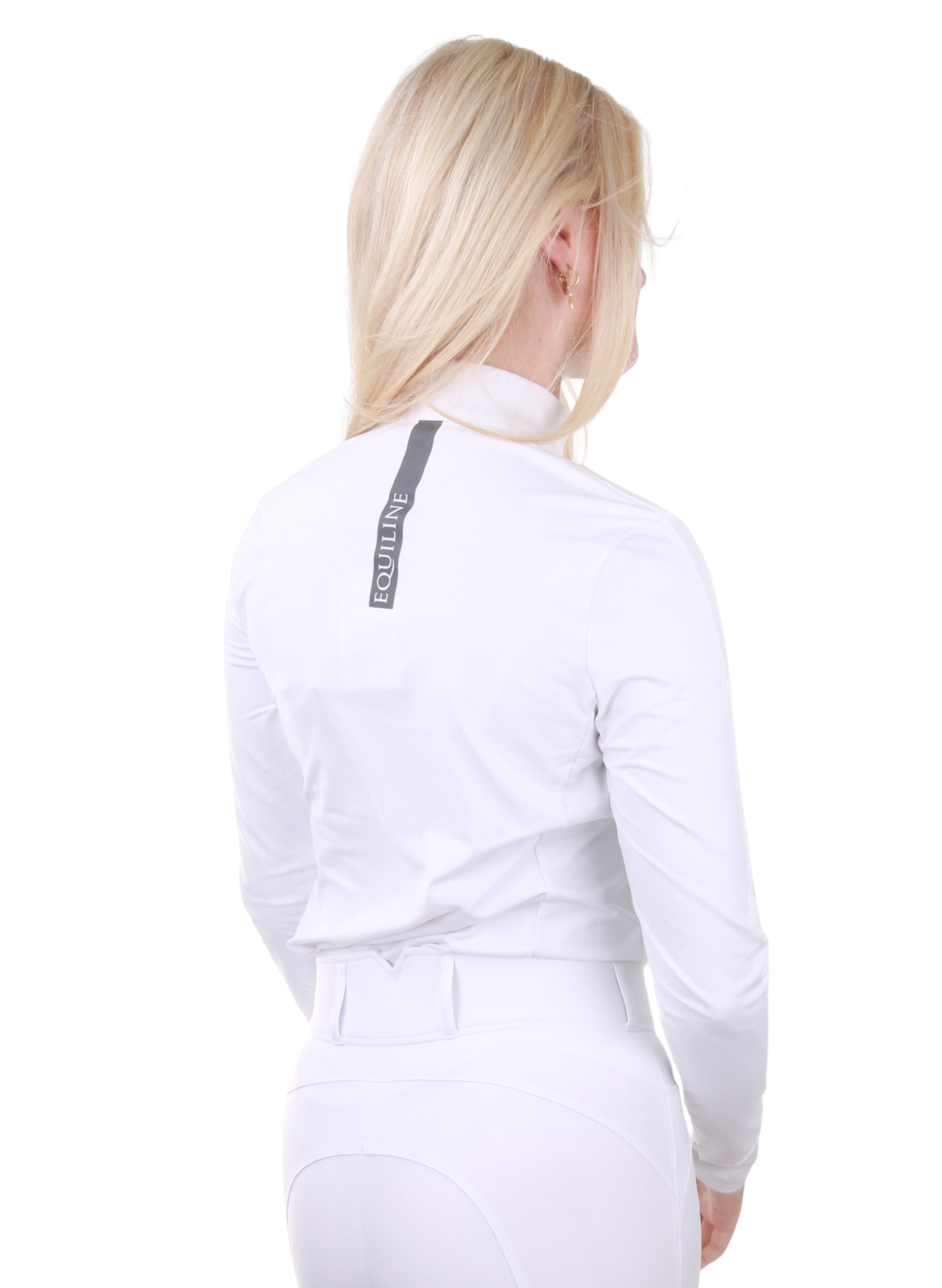 Equiline Turniershirt Langarm Damen Enner LS Weiß