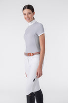 Equiline wedstrijdshirt korte mouwen dames Eolka Artic Ice