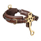 TRUST Hackamore Goldschnallen Braun