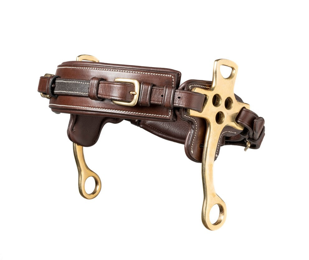 TRUST Hackamore Goldschnallen Braun