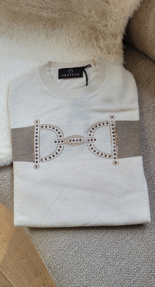Vestrum Strickpullover Damen Vasteras Panna-Cort