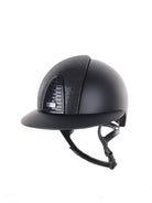 Kep Italia Paardrijhelm Cromo 2.0 Matt Polo Klep Zwart Glitter Black