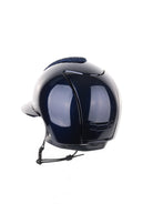 Kep Italia Paardrijhelm Cromo 2.0 Polish Polo Klep Blauw Milano Blue Cross Insert