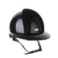 Kep Italia Reithelm Cromo 2.0 Shine Polo Schwarz RAW Frame Suede Insert